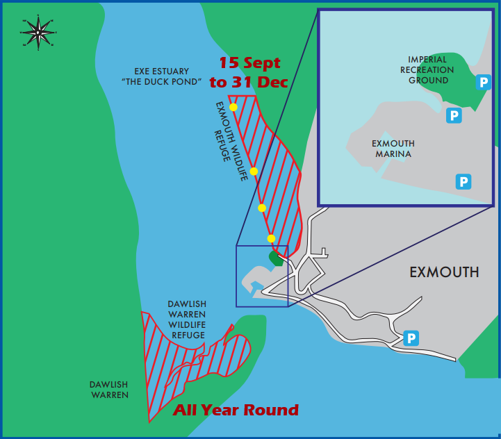 Exmouth Duckpond map